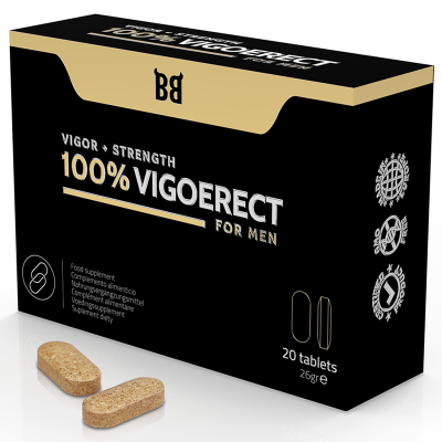 100% VIGOERECT Vigor + Strength για Άνδρες 20 Ταμπλέτες 100% VIGOERECT Vigor + Strength για Άνδρες 20 Ταμπλέτες
