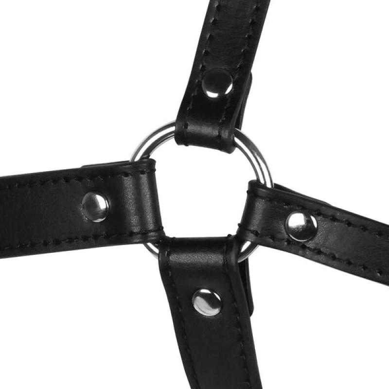 Shots Toys Φίμωτρο Bite Bondage Spider Shots Μαύρο Φίμωτρα