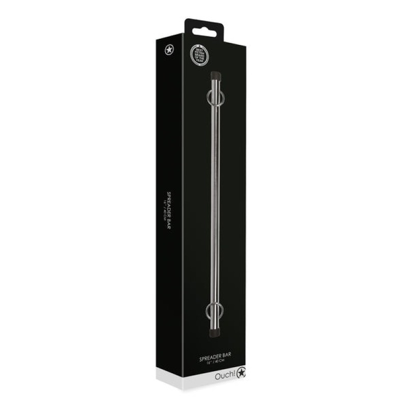 Shots Toys Μεταλλική Μπάρα Ακινητοποίησης Bondage Spacer Bar Shots 40cm Δεσίματα