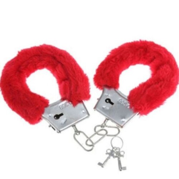 Furry Handcuffs Diablo Picante Pleasure Red