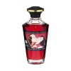 Shunga Ερωτικό Λάδι Μασάζ Shunga Aphrodisiac Warming Blazing Cherry 100ml Έλαια & Κεριά Μασάζ