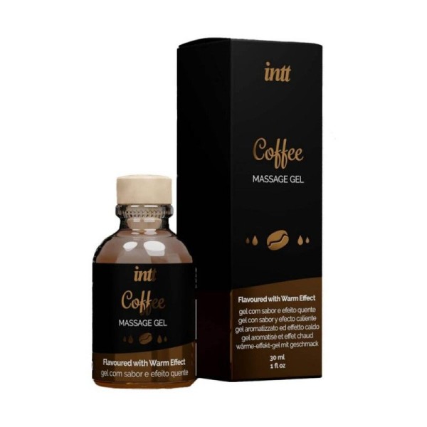Ερωτικό Θερμαντικό Λάδι Μασάζ Intt Coffee 30ml