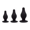 SilexD Butt Plug Set SilexD Plug Kit Μαύρο Non-Vibrating butt plugs