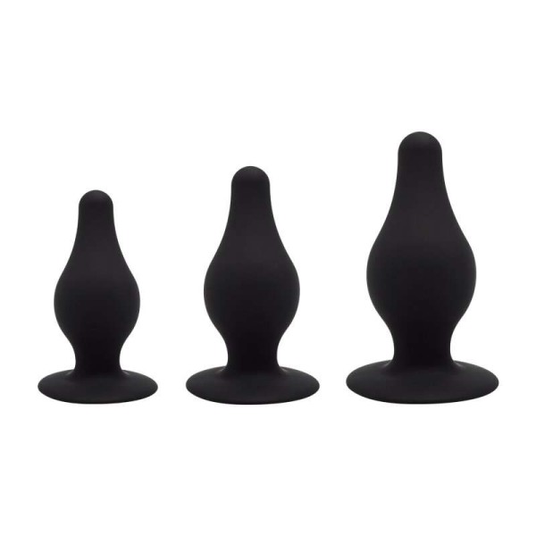 Butt Plug Set SilexD Plug Kit Μαύρο