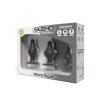 SilexD Butt Plug Set SilexD Plug Kit Μαύρο Non-Vibrating butt plugs