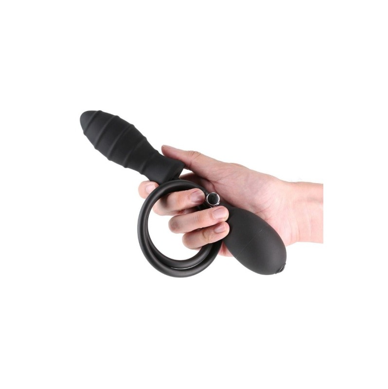 Butt Plug NS Novelties Inflataplay Black
