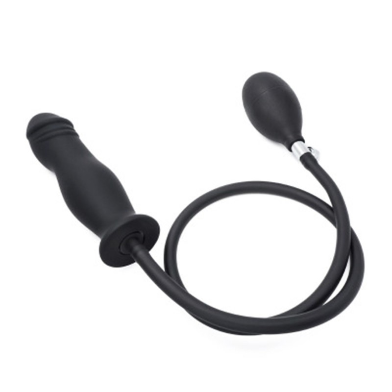 Erospace Inflatable Butt Plug Erospace Wild Play C6 Black Non-Vibrating butt plugs