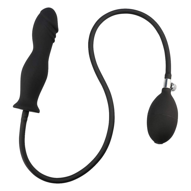 Erospace Inflatable Butt Plug Erospace Wild Play C6 Black Non-Vibrating butt plugs