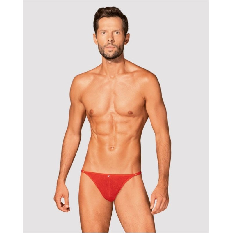 Mens Thong Obsessiver Red