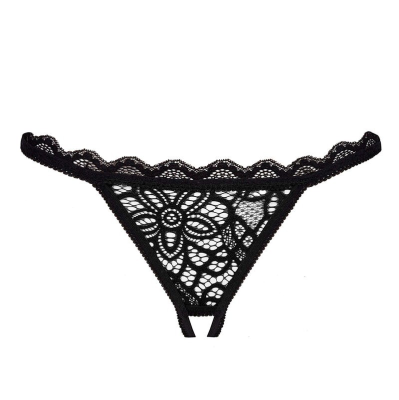 Crochless Thong  Livco Corsetti Muled Black