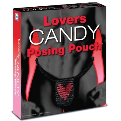 Candy Posing Pouch Love S&F Black Candy Posing Pouch Love S&F Black