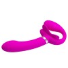 Vibrating Strapless Strap-On Pretty Love Valerie Purple