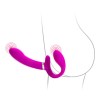 Vibrating Strapless Strap-On Pretty Love Valerie Purple