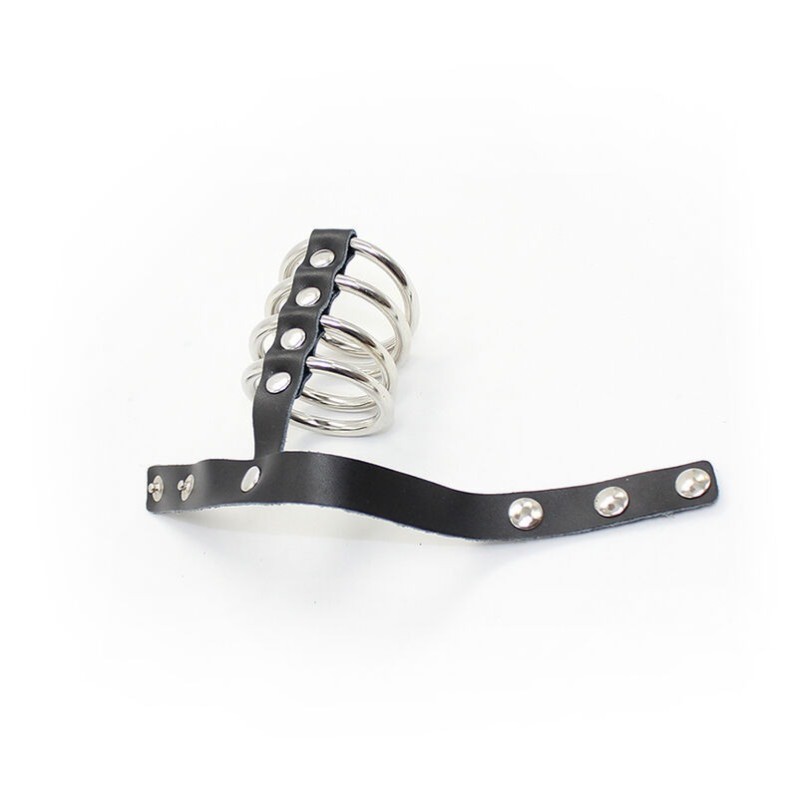 Cock Ring Ohmama  Fetish Snap Fastener Black