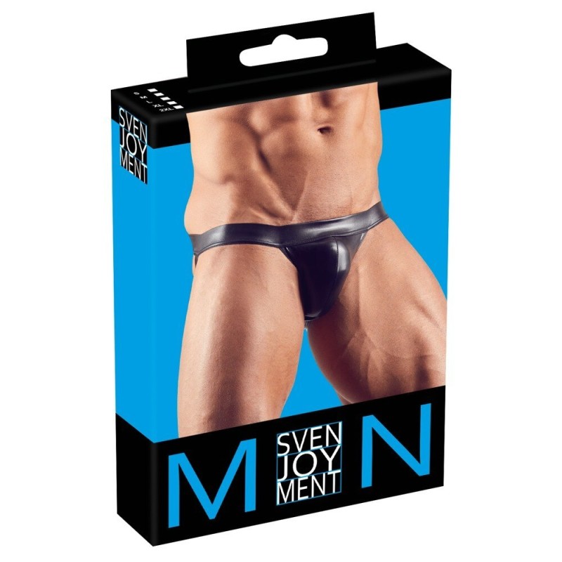 Svenjoyment Underwear Ανδρικό Jockstrap Wetlook Svenjoyment Μαύρο Jockstraps