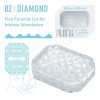 Unisex Masturbator Tenga Diamond Tenga Unisex Masturbator Tenga Diamond With neutral opening