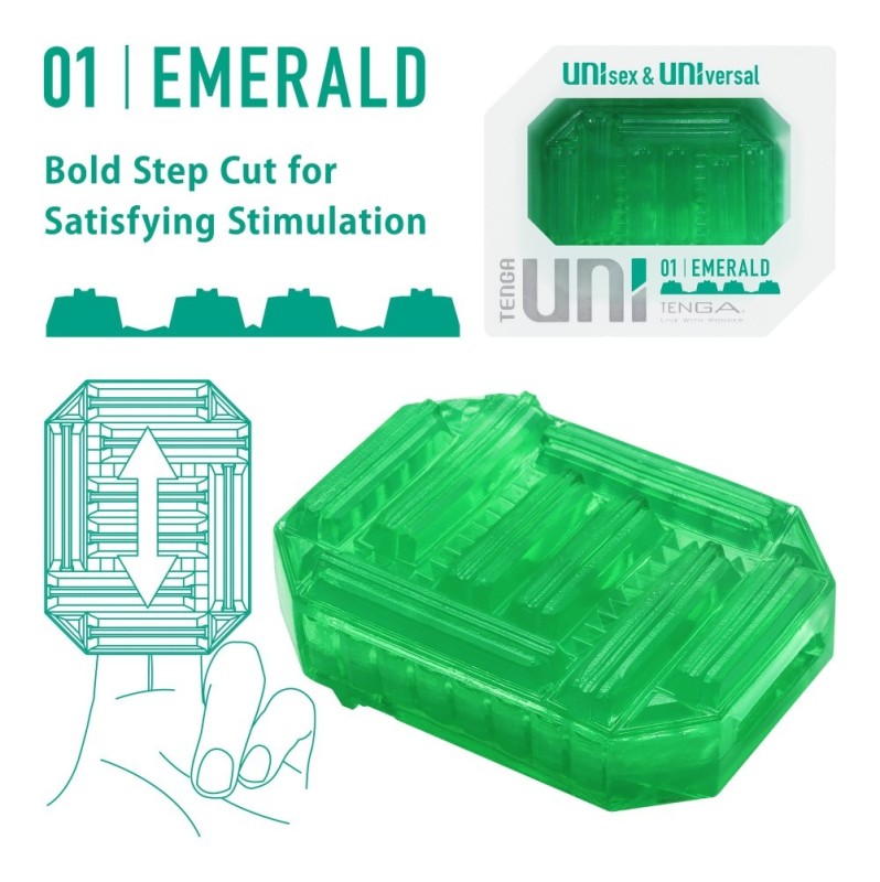 Unisex Αυνανιστήρι Tenga Emerald