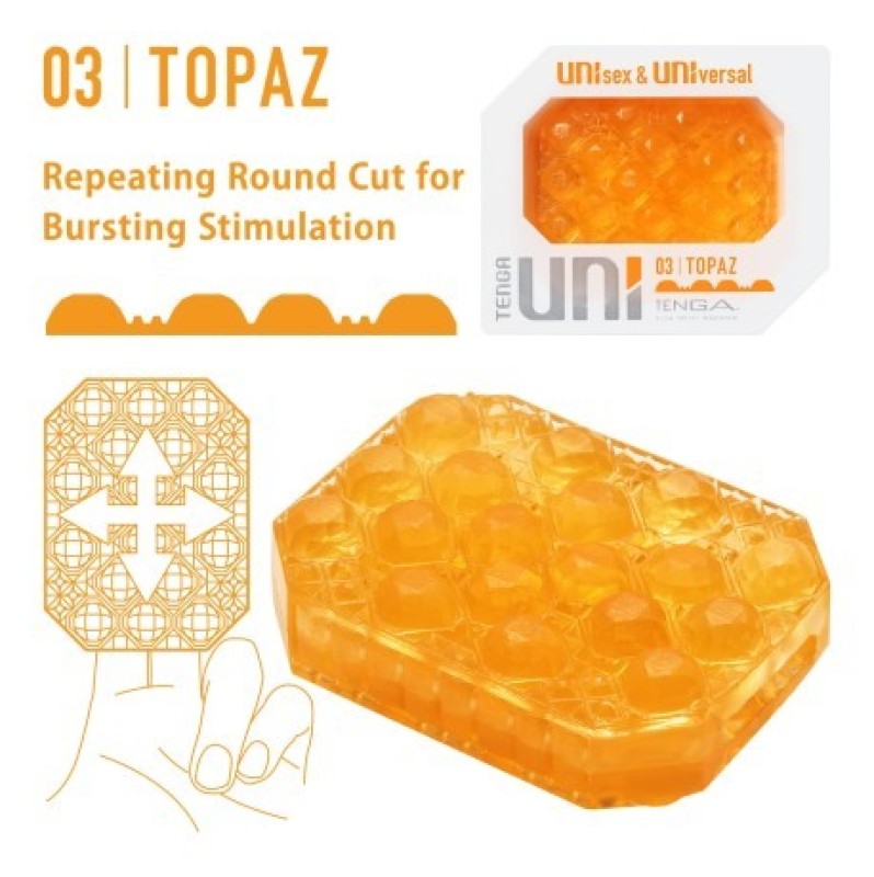 Unisex Masturbator Tenga Topaz