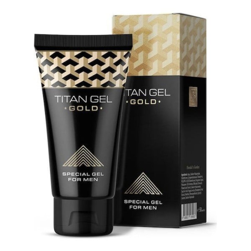 Titan Gel Κρέμα Μεγέθυνσης Πέους Titan Gel Gold 50ml Διεγερτικά