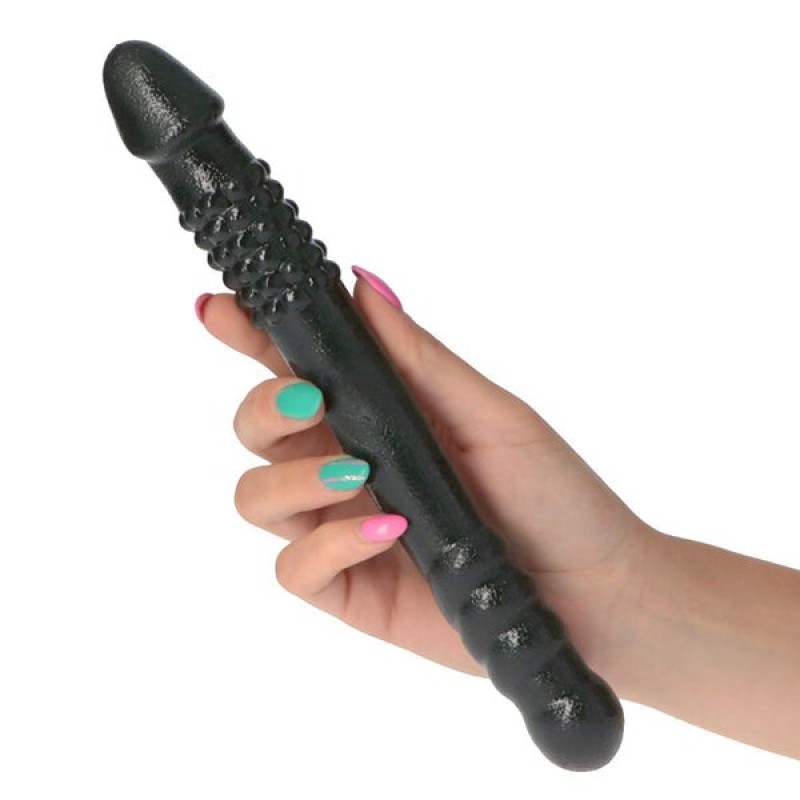 Toyz4lovers Διπλό Dildo Toyz4lovers Twofold 25.5cm Μαύρο Διπλά