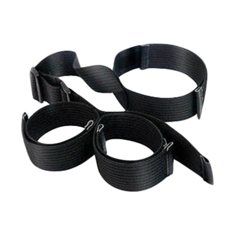 Bondage Neck & Wrists Set Toyz4lovers Black
