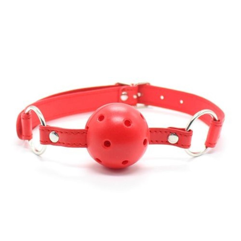 Ball Gag Easy Breathable Toyz4Lovers Red
