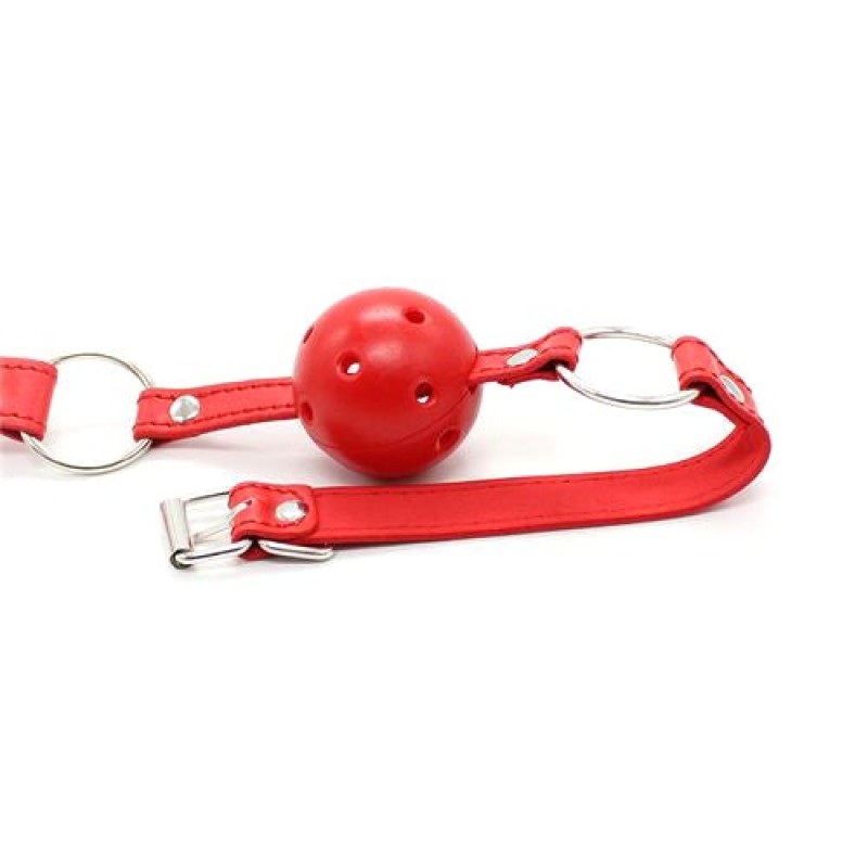 Ball Gag Easy Breathable Toyz4Lovers Red