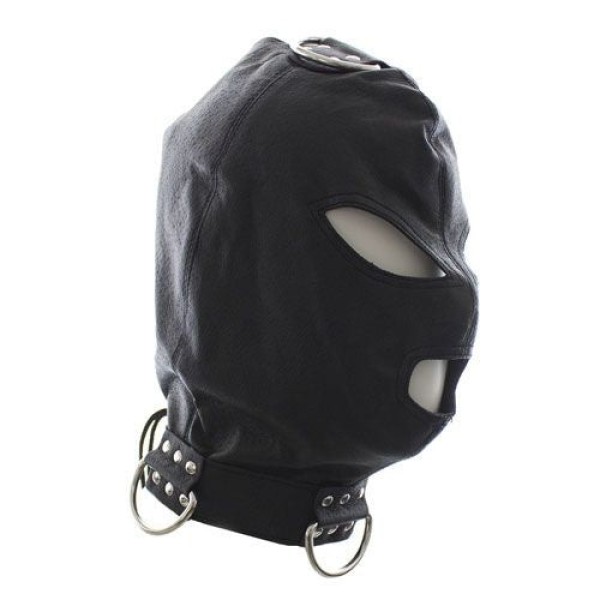 Μάσκα Bondage Hook Collar Mask Toyz4lovers Μαύρη