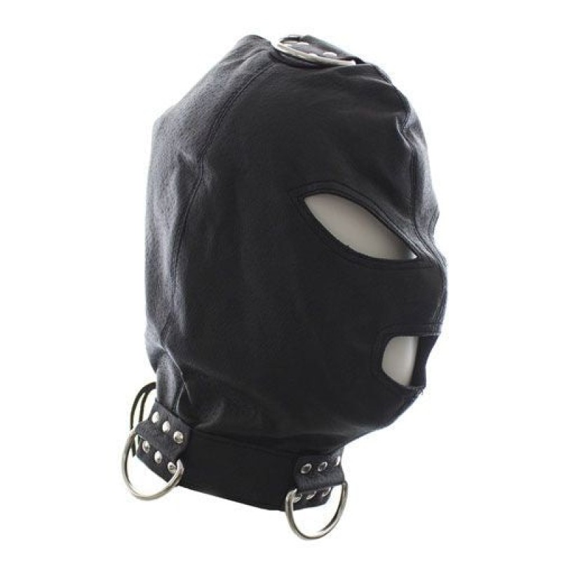 Toyz4lovers Μάσκα Bondage Hook Collar Mask Toyz4lovers Μαύρη Μάσκες full face