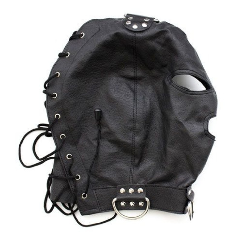 Toyz4lovers Μάσκα Bondage Hook Collar Mask Toyz4lovers Μαύρη Μάσκες full face