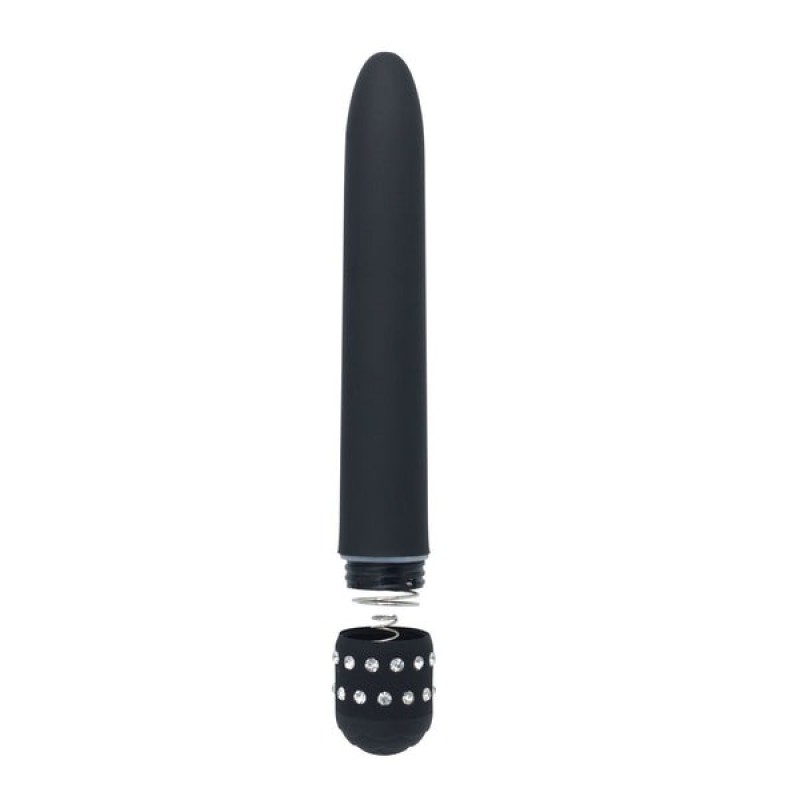 Toyz4lovers Κλασικός Δονητής Toyz4lovers Diamond Vibrator Μαύρος Κλασικοί