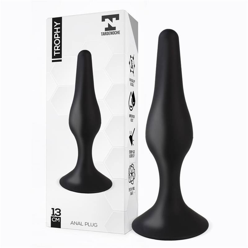 Tardenoche Πρωκτική Σφήνα Tardenoche Trophy 13cm Μαύρη Σφήνες χωρίς δόνηση