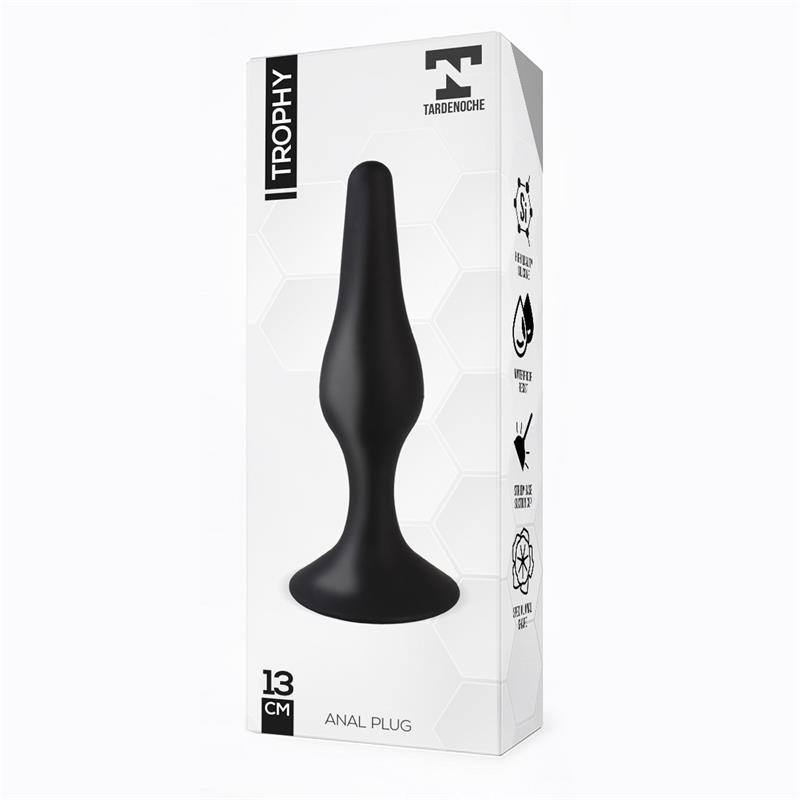 Tardenoche Πρωκτική Σφήνα Tardenoche Trophy 13cm Μαύρη Σφήνες χωρίς δόνηση