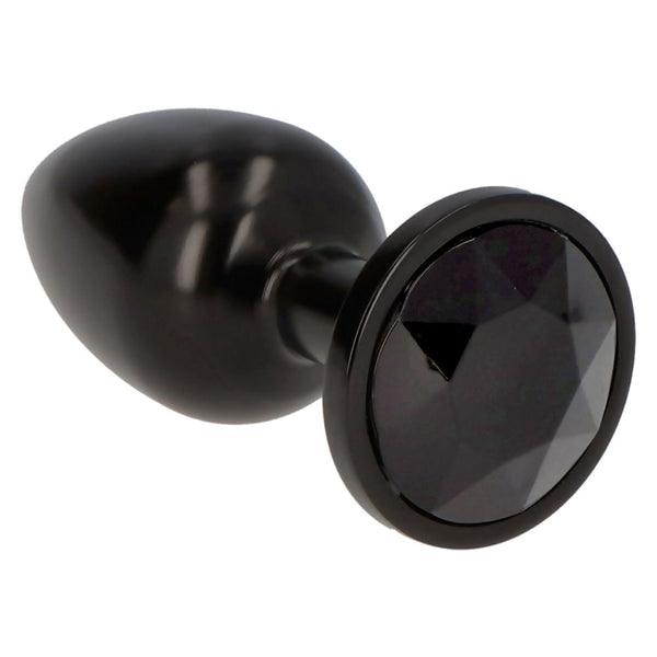 Butt Plug With Jewel Toyz4lovers Dark Secret Black