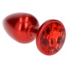 Butt Plug With Jewel Toyz4lovers Dark Secret Red