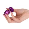 Butt Plug With Jewel Toyz4lovers Dark Secret Purple
