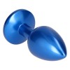 Butt Plug With Jewel Toyz4lovers Dark Secret Blue