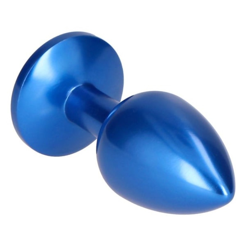 Butt Plug With Jewel Toyz4lovers Dark Secret Blue