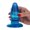 Toyz4lovers Πρωκτική Σφήνα Jelly Toyz4lovers Milo 11cm Μπλε Σφήνες χωρίς δόνηση