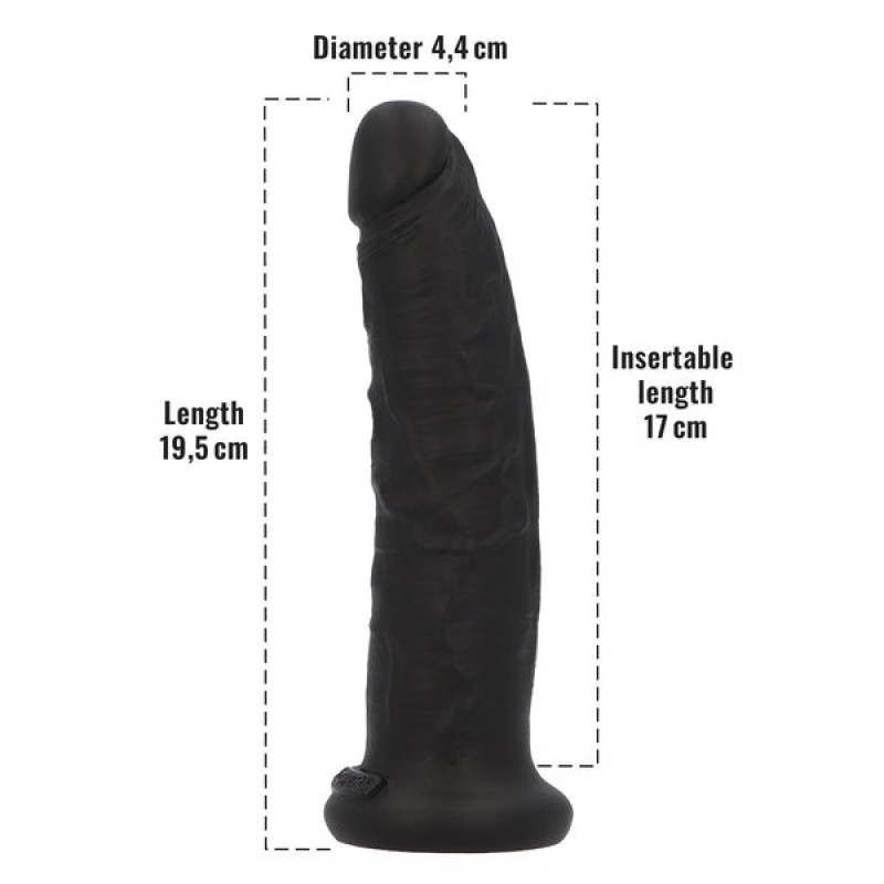 Toyz4lovers Ρεαλιστικό Dildo Toyz4lovers Delicious Sam με Άρωμα Γλυκόριζα 19.5cm Μαύρο Ρεαλιστικά