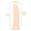 Toyz4lovers Ρεαλιστικό Dildo Toyz4lovers Delicious Sam με Άρωμα Βανίλια 19.5cm Μπεζ Ρεαλιστικά