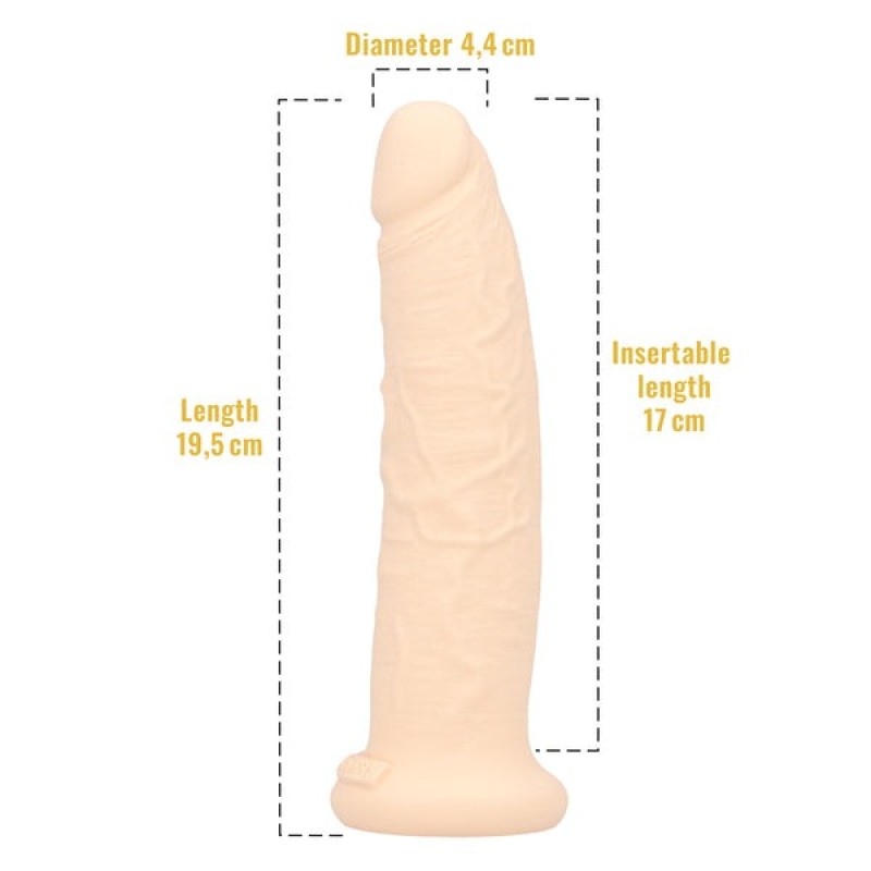 Toyz4lovers Ρεαλιστικό Dildo Toyz4lovers Delicious Sam με Άρωμα Βανίλια 19.5cm Μπεζ Ρεαλιστικά