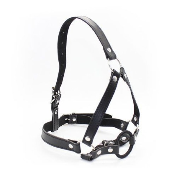 Harness Κεφαλής με Ring Gag Toyz4lovers Μαύρο