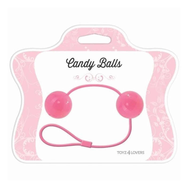 Toyz4lovers Κολπικές Μπάλες Toyz4lovers Candy Balls Ροζ Κολπικές Μπίλιες