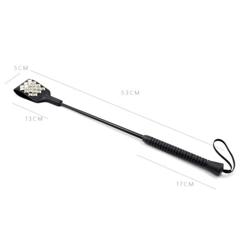 Toyz4lovers Βίτσα Toyz4lovers Square Spot Μαύρη Μαστίγια & Paddles
