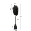 Toyz4lovers Βίτσα με Φτερό Whippy Touch Toyz4lovers Μαύρη Μαστίγια & Paddles