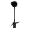 Toyz4lovers Βίτσα με Φτερό Sensual Tickler Toyz4lovers Μαύρη Μαστίγια & Paddles