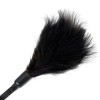 Toyz4lovers Βίτσα με Φτερό Sensual Tickler Toyz4lovers Μαύρη Μαστίγια & Paddles