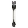 Toyz4lovers Βίτσα με Φτερό Sensual Tickler Toyz4lovers Μαύρη Μαστίγια & Paddles
