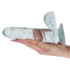 Toyz4lovers Jelly Dildo με Όρχεις Toyz4lovers Real Rapture 16.5cm Διαφανές Jelly